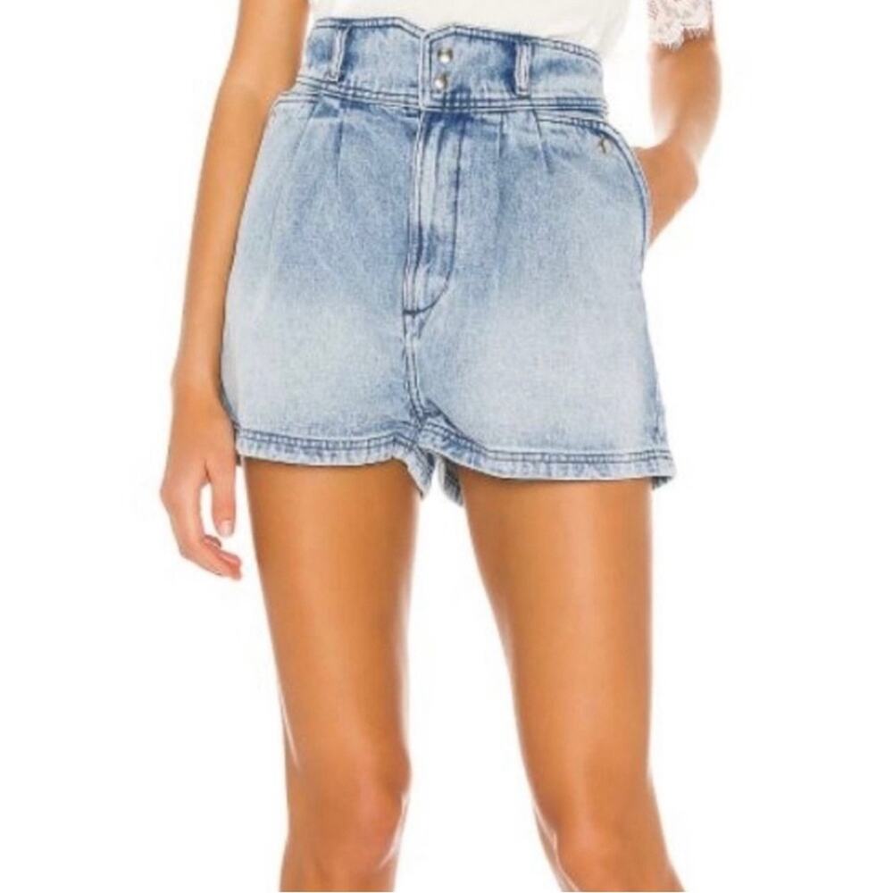 IRO high waisted jean shorts